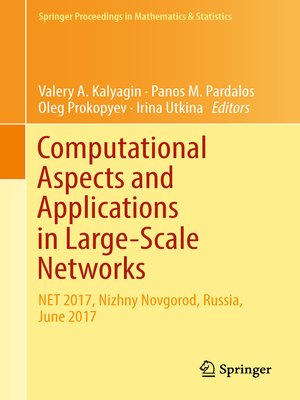 cover image of Computational Aspects and Applications in Large-Scale Networks